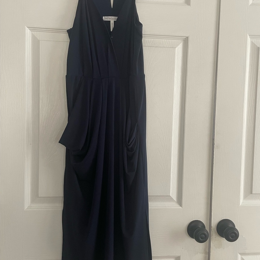 Elegant Blue BCBGeneration Sleeveless Dress